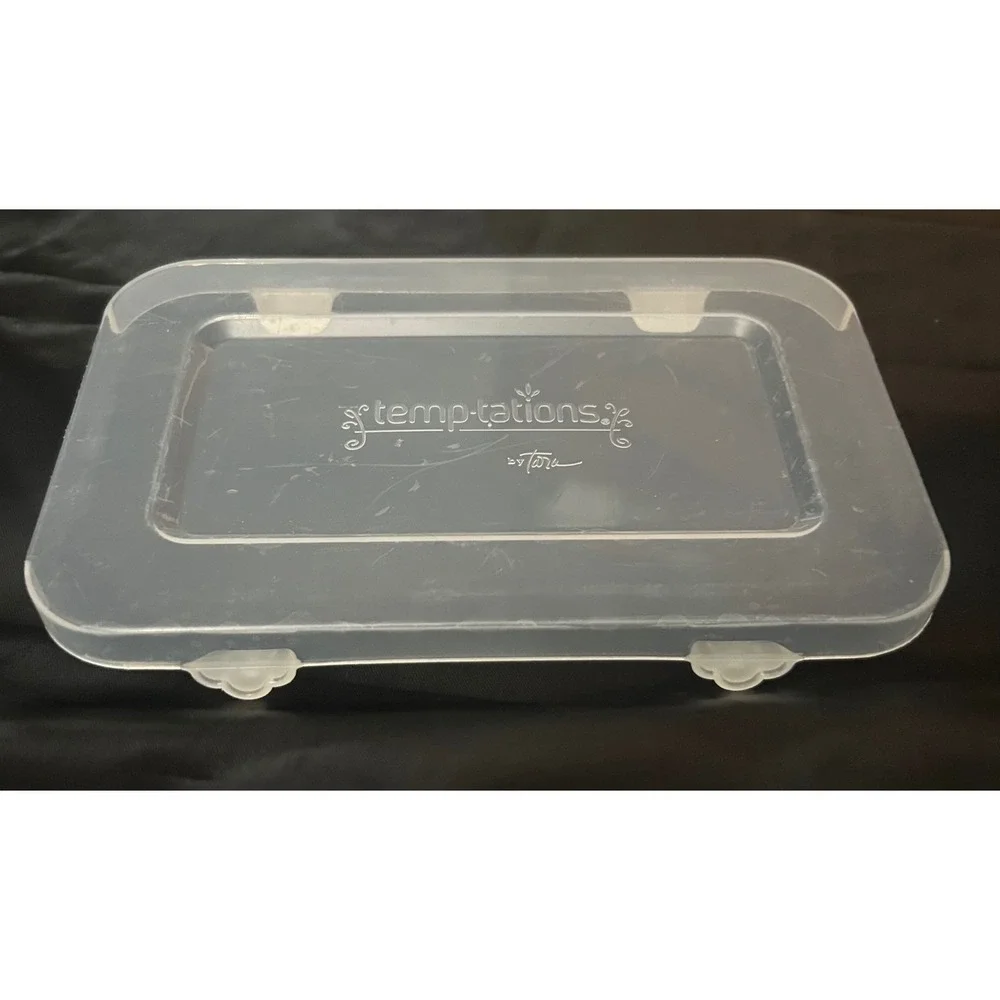 Temp-tations by Tara Harvest 12oz Mini Loaf Pan w/ Lid Pumpkin Scroll Fall NWT